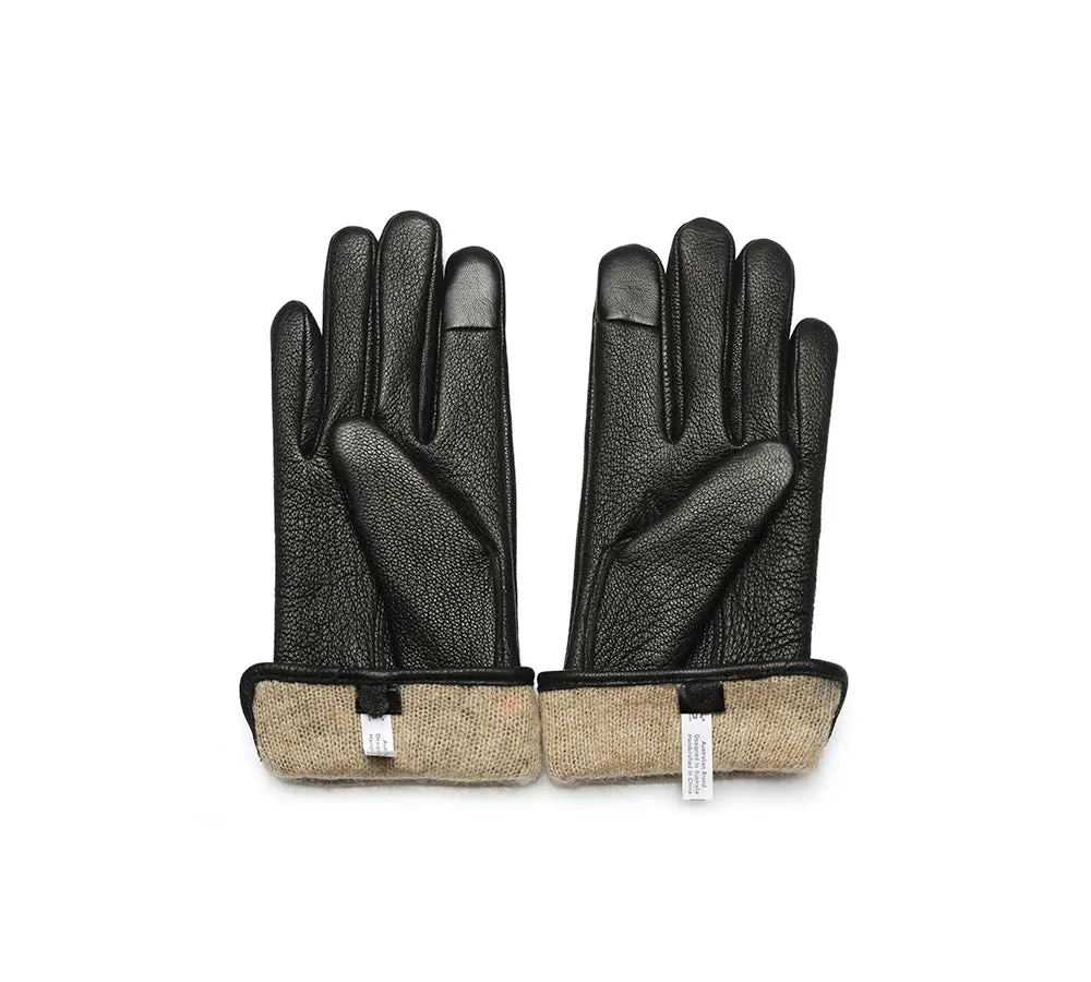 AUSTRALIAN SHEPHERD® Ladies Leather Sheepskin Wool Gloves Britney