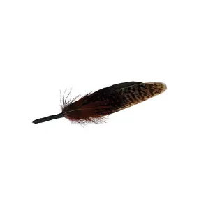 Avenel Genuine Real Feather Lapel Pin - Sandpiper