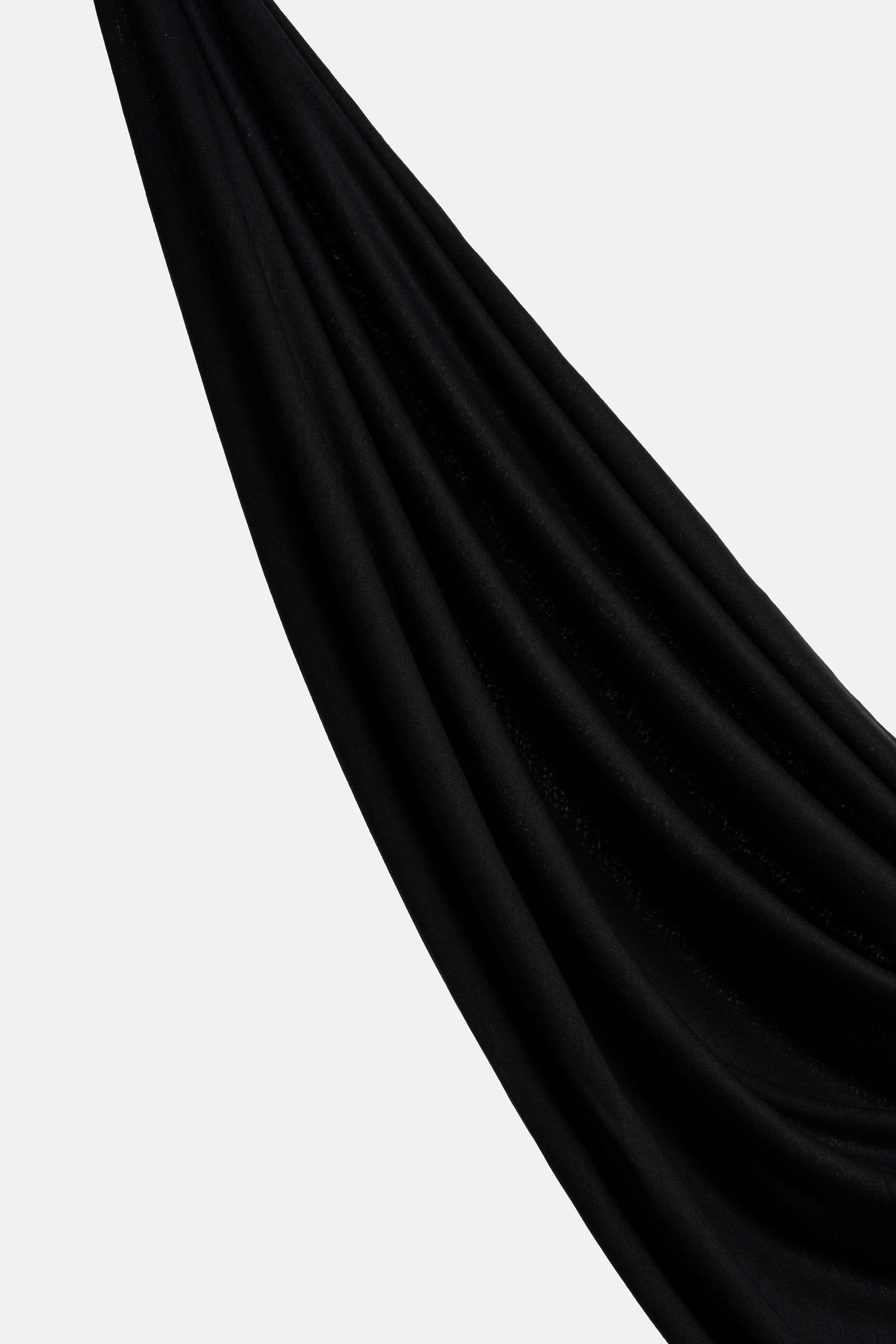 Black Premium Jersey Hijab