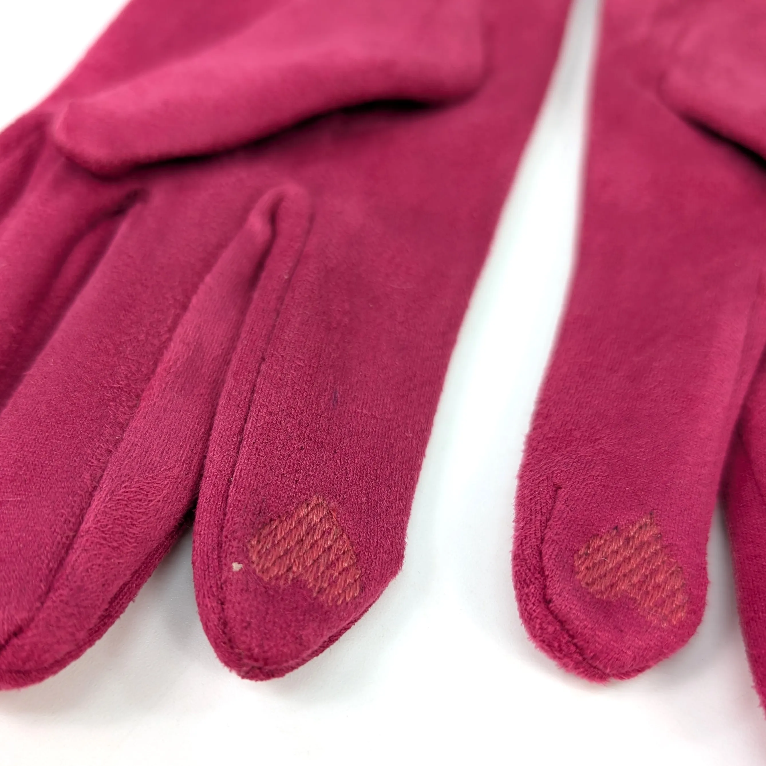 Bright Colour Gloves - Pink