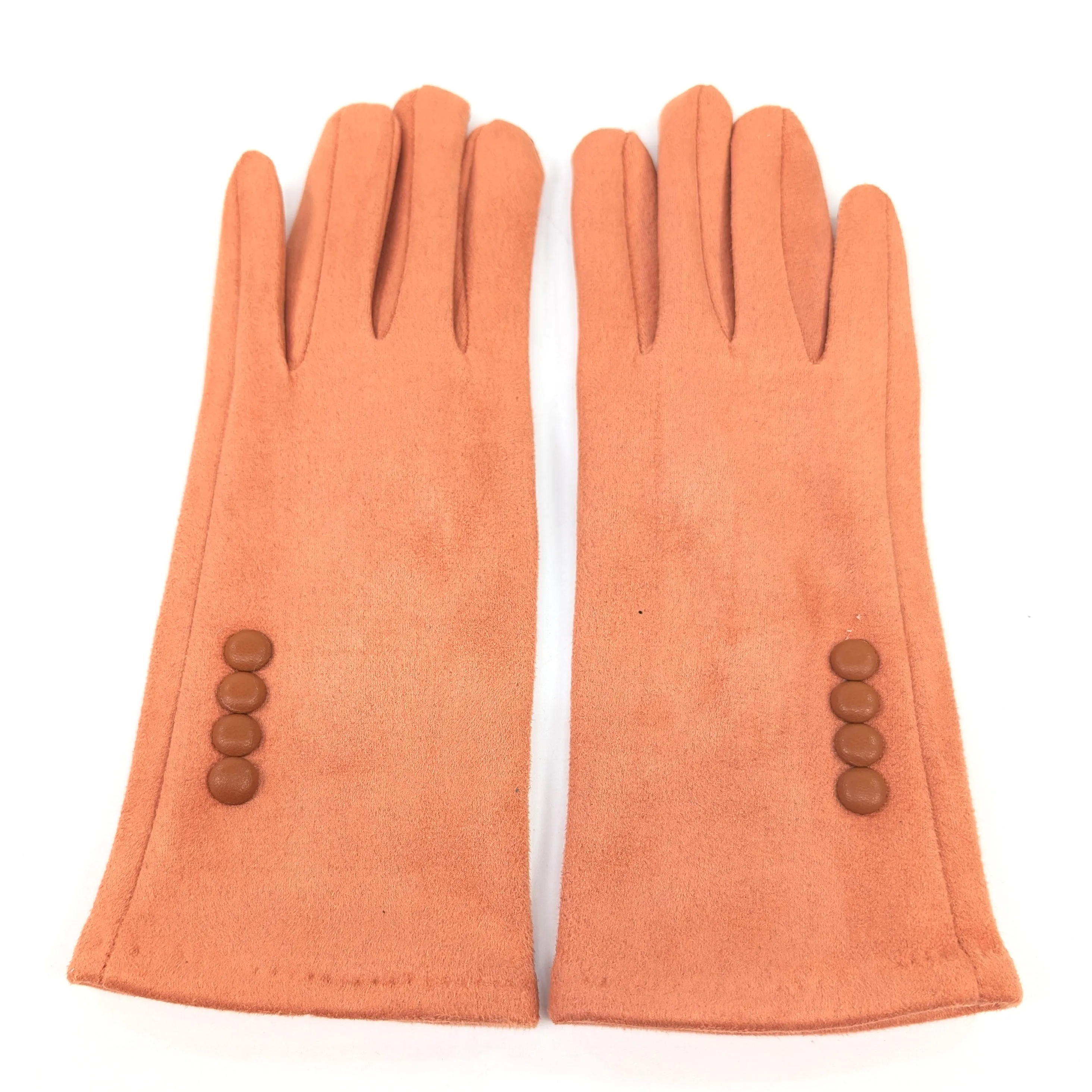 Bright Colour Gloves - Pumpkin Orange