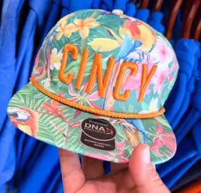 CINCY Floral Rope Hats