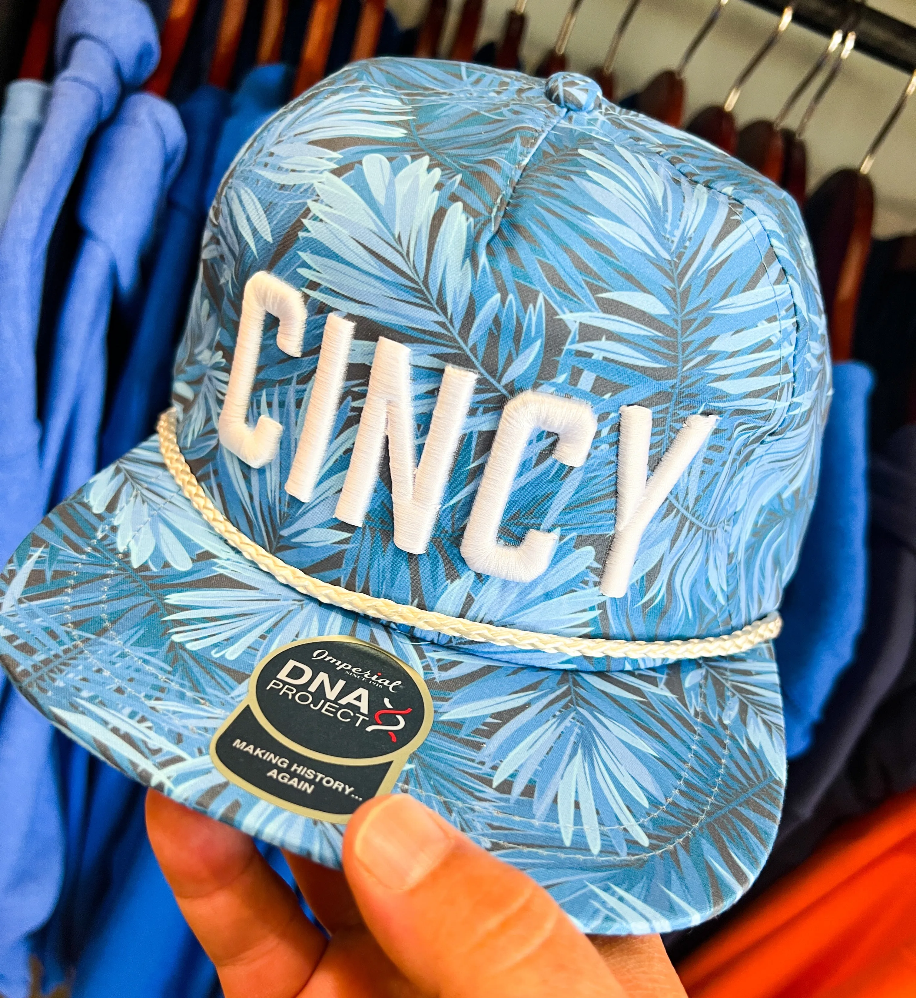 CINCY Floral Rope Hats