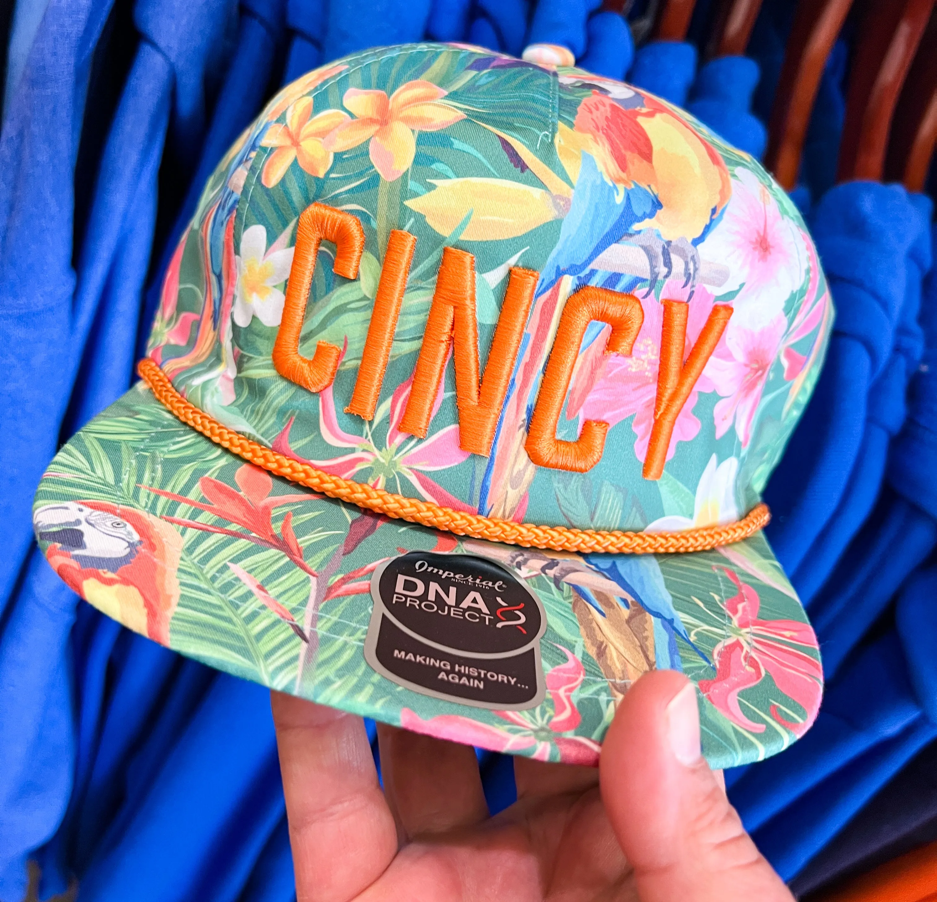 CINCY Floral Rope Hats