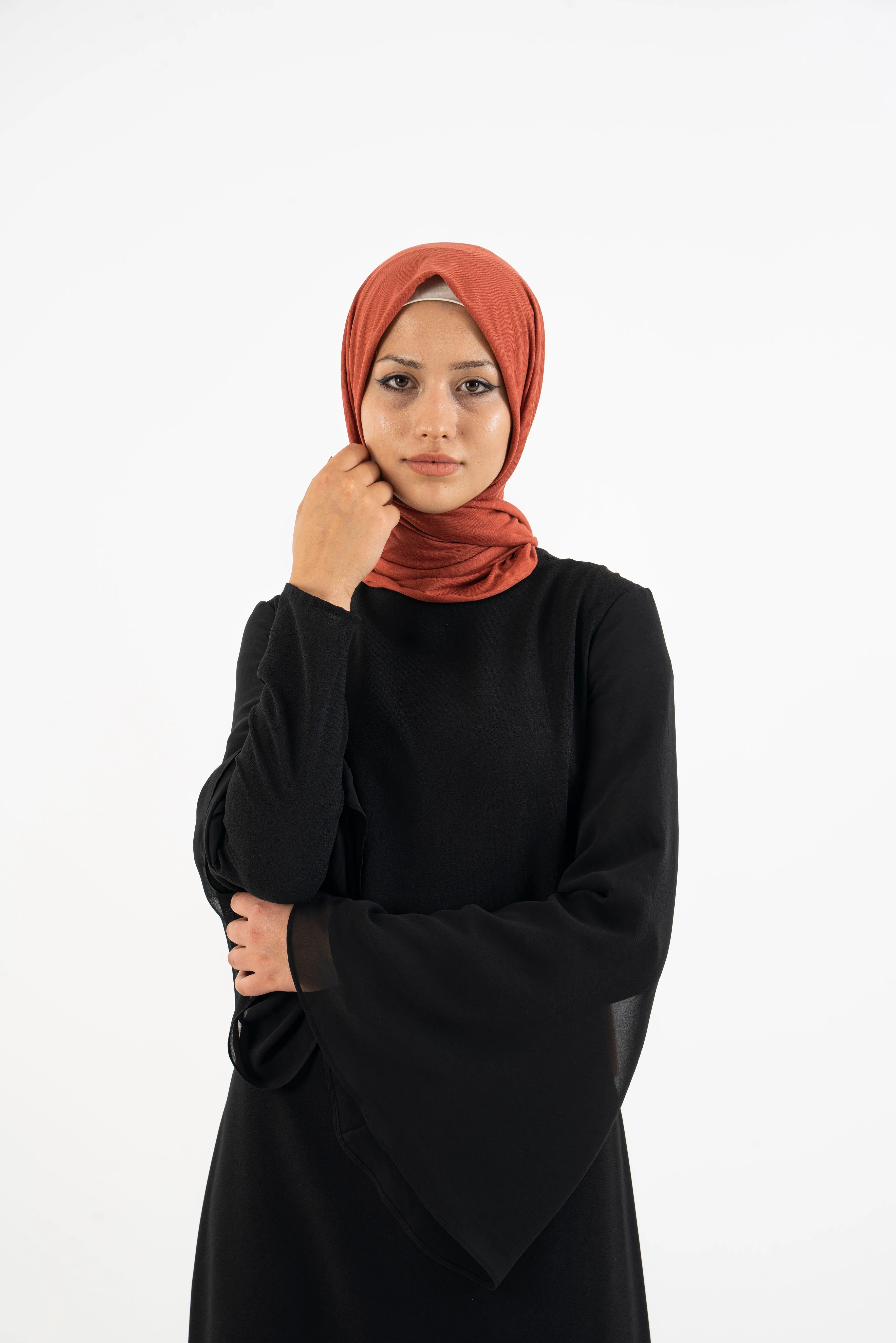 DarkCoral Premium Jersey Hijab