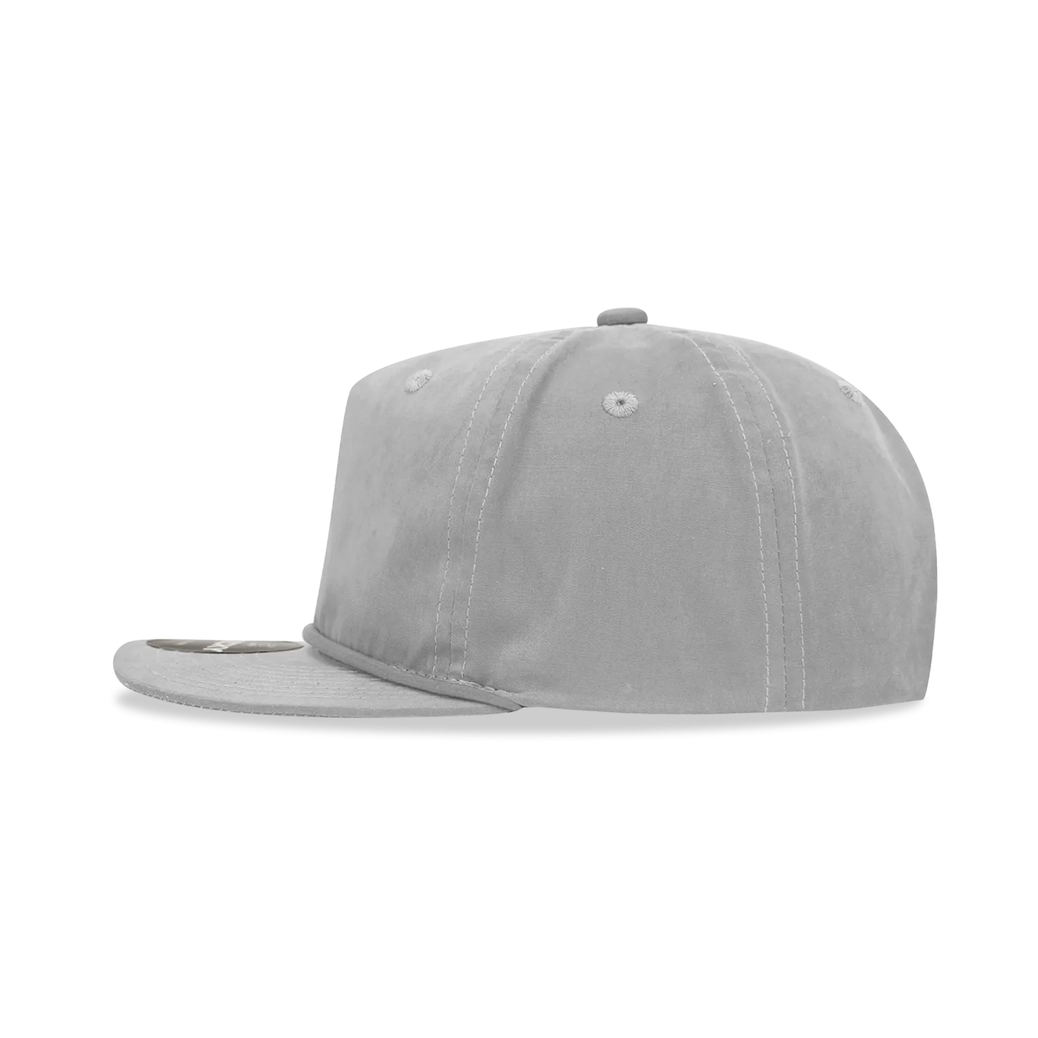 Decky 6032 - Classic Rope Cap, 5 Panel Flat Bill Hat, Snapback