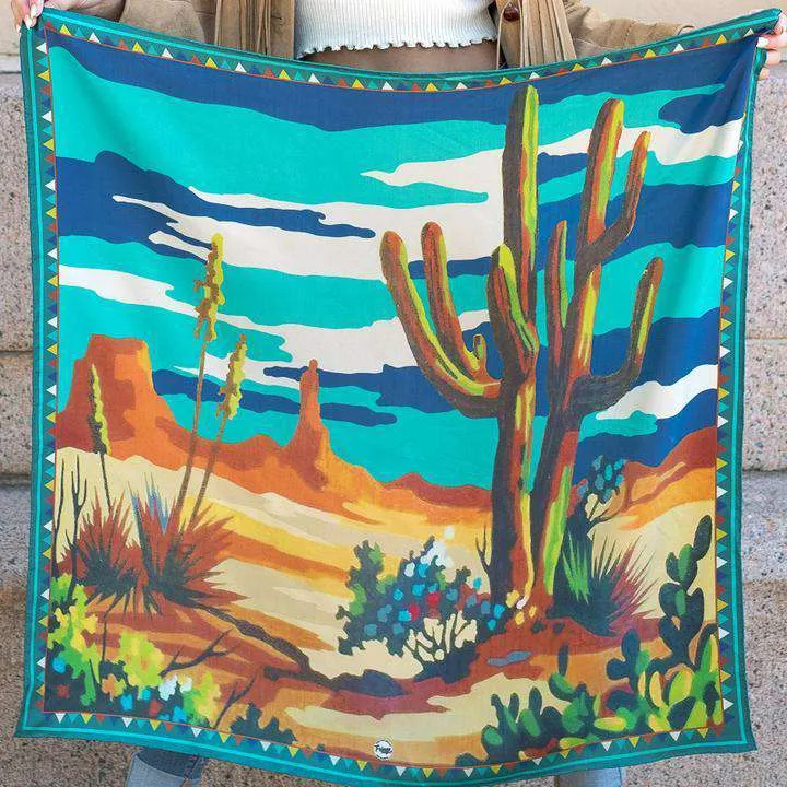 Desert Daydreams Silk Wild Rag