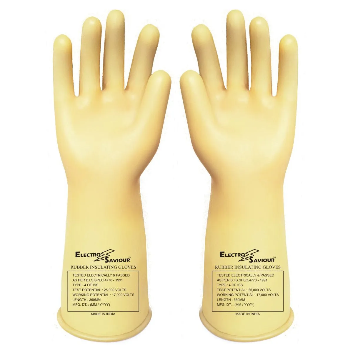 Electrical Insulated Seamless Gloves