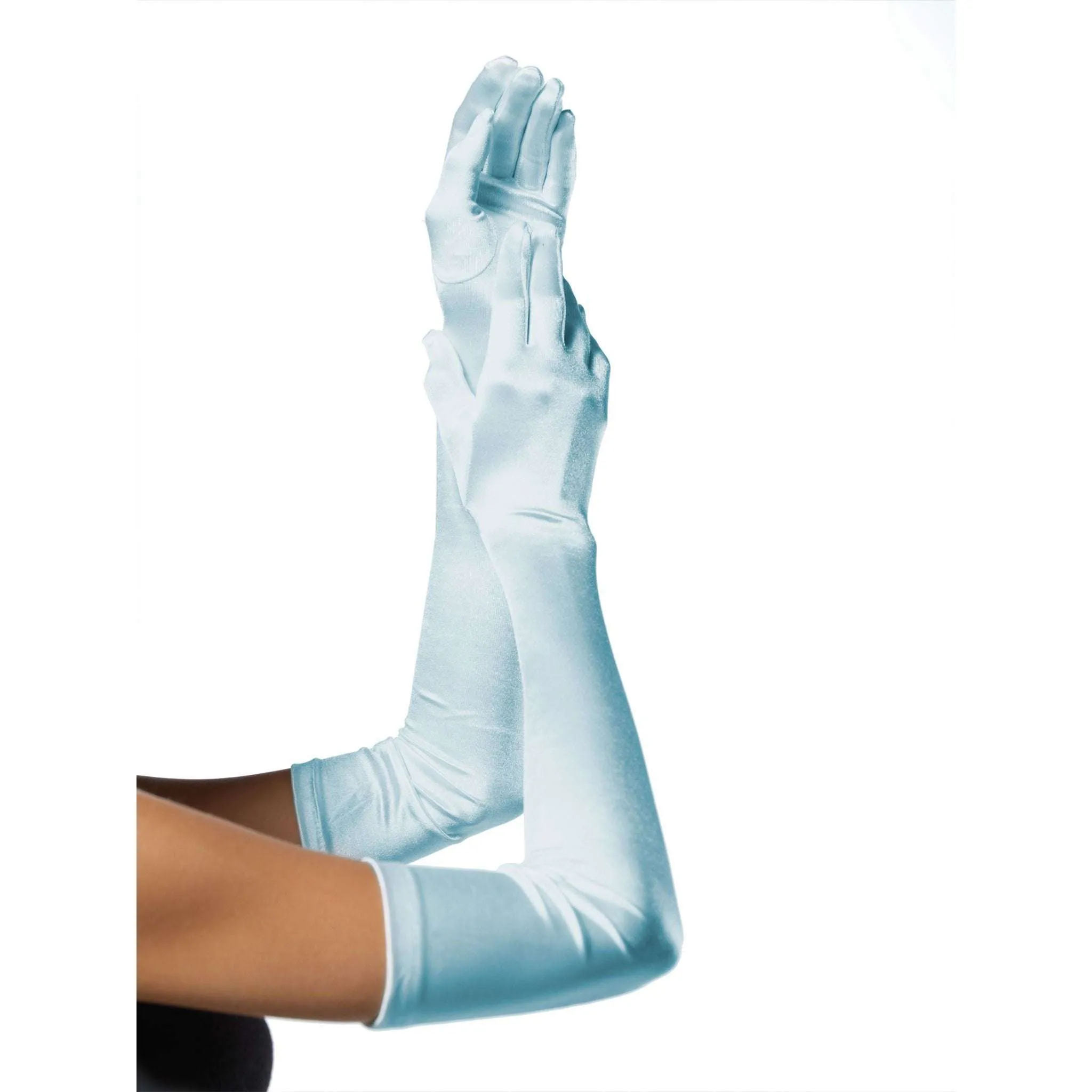 Elegant Extra Long Satin Gloves