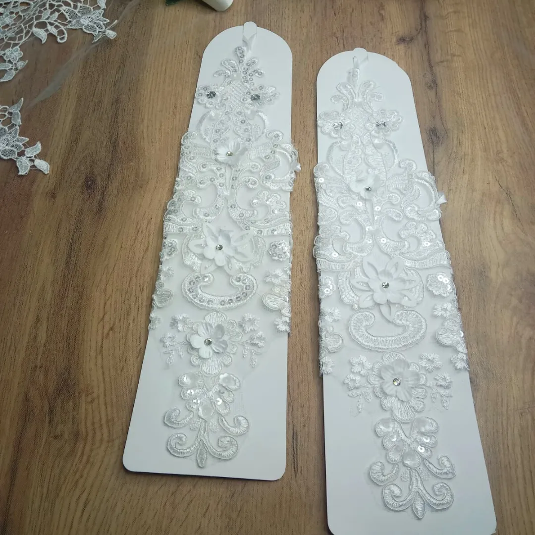 GownLink's  Sacred Chic Sublime Bridal Gloves for Christian & Catholic Weddings G14