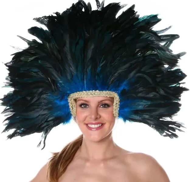 Headdress with Coque Feathers