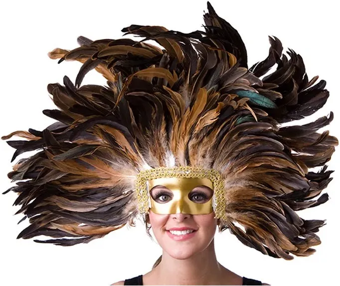 Headdress with Coque Feathers