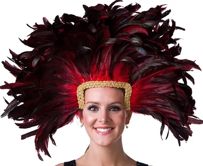 Headdress with Coque Feathers