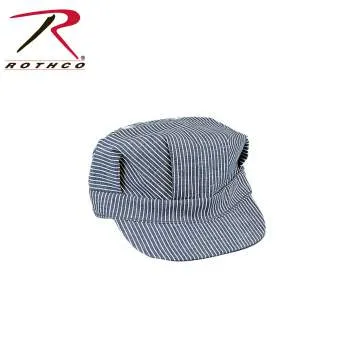 Hickory Stripe Engineer Cap