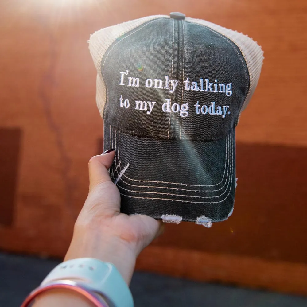 I'm Only Talking to My Dog Wholesale Trucker Hats