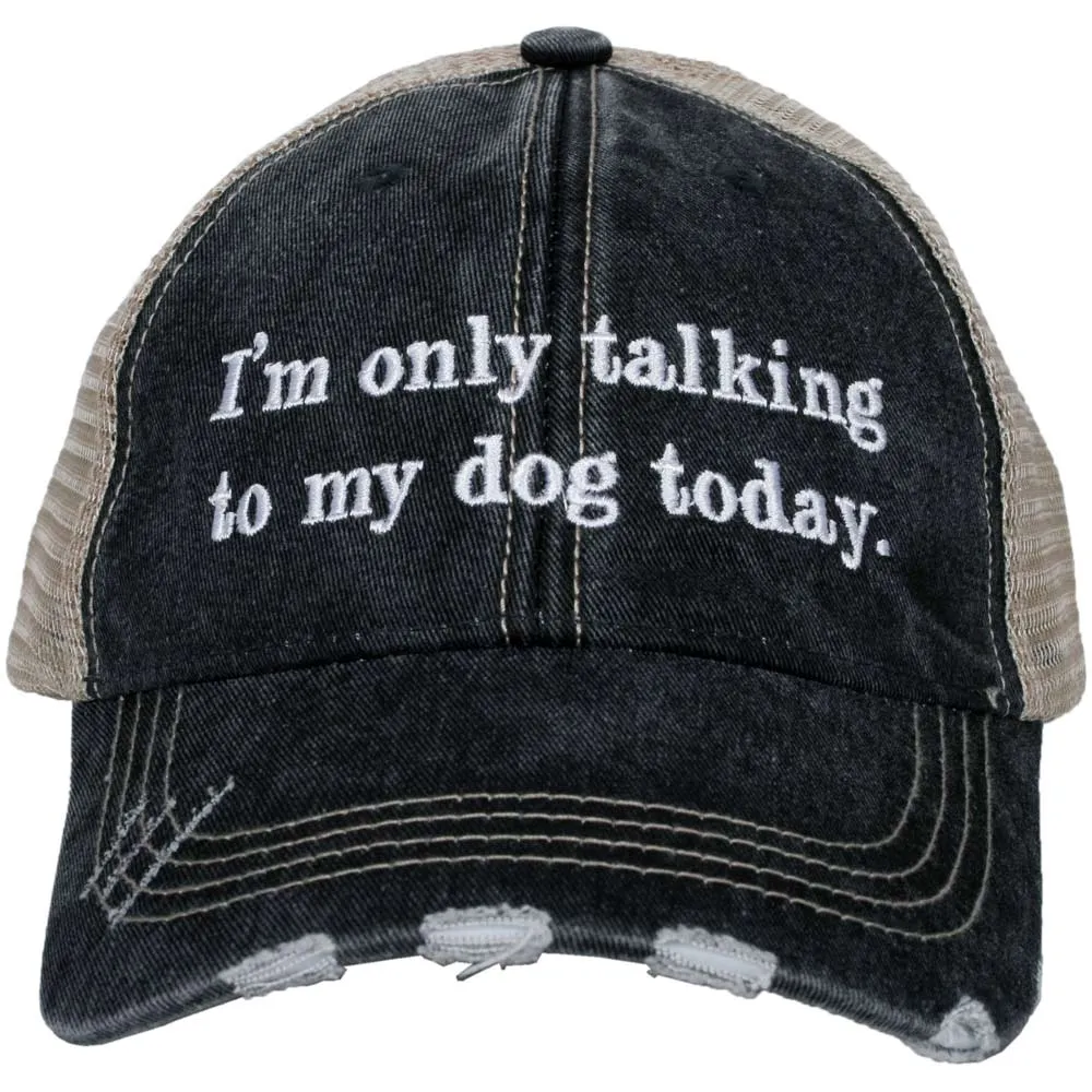 I'm Only Talking to My Dog Wholesale Trucker Hats