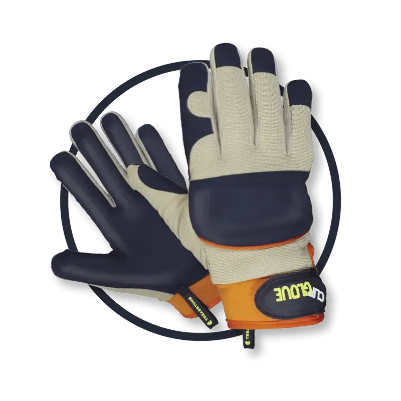 Leather Palm Gardening Gloves - Mens