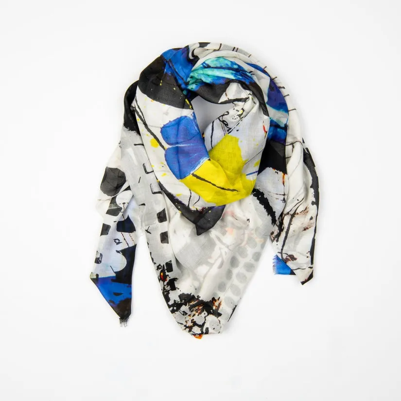 Lisboa Blue/Blk Scarf