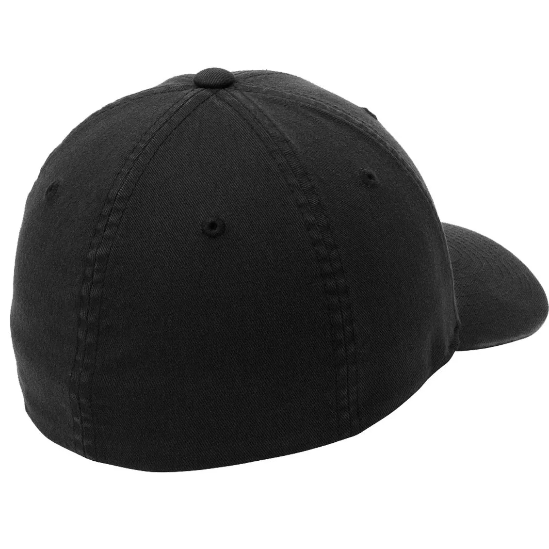 Multi Color EGA Embroidered USMC Black FlexFit Hat