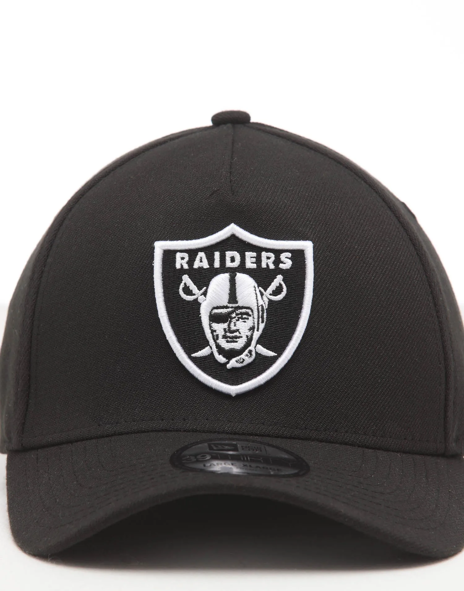 NEW ERA OAKLAND RAIDERS 39THIRTY A-FRAME FITTED BLACK