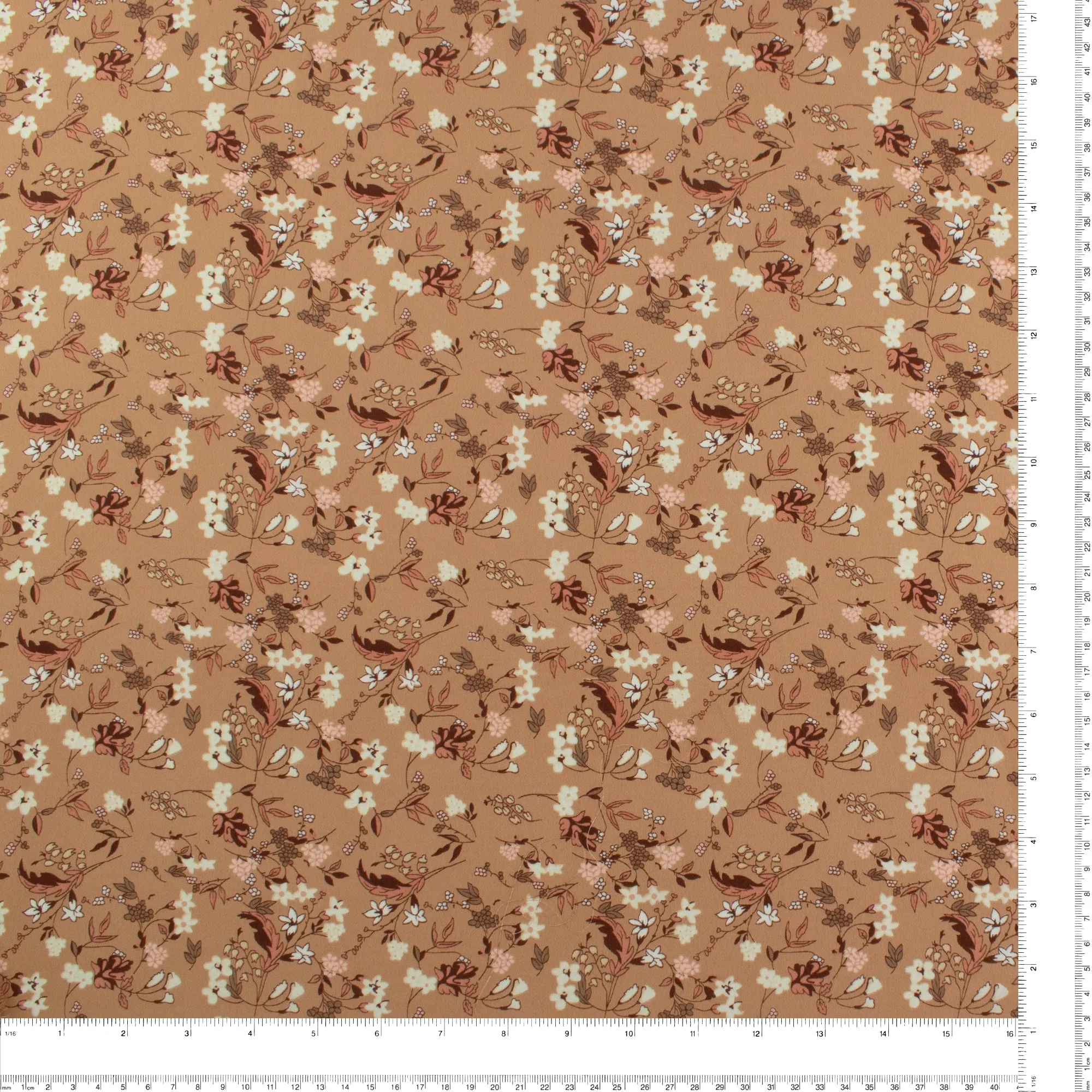 Novelty Polyester Print - 378 - Light Brown