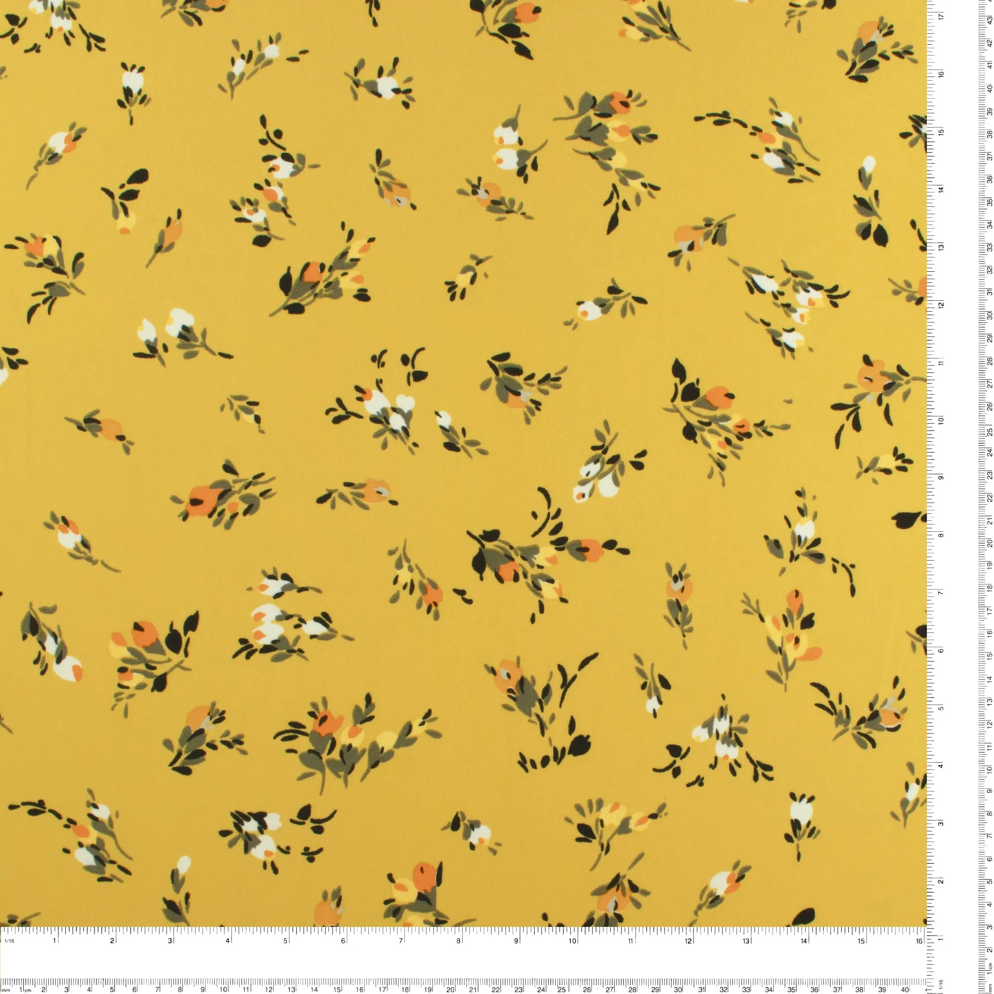 Novelty Polyester Print - 387 - Yellow