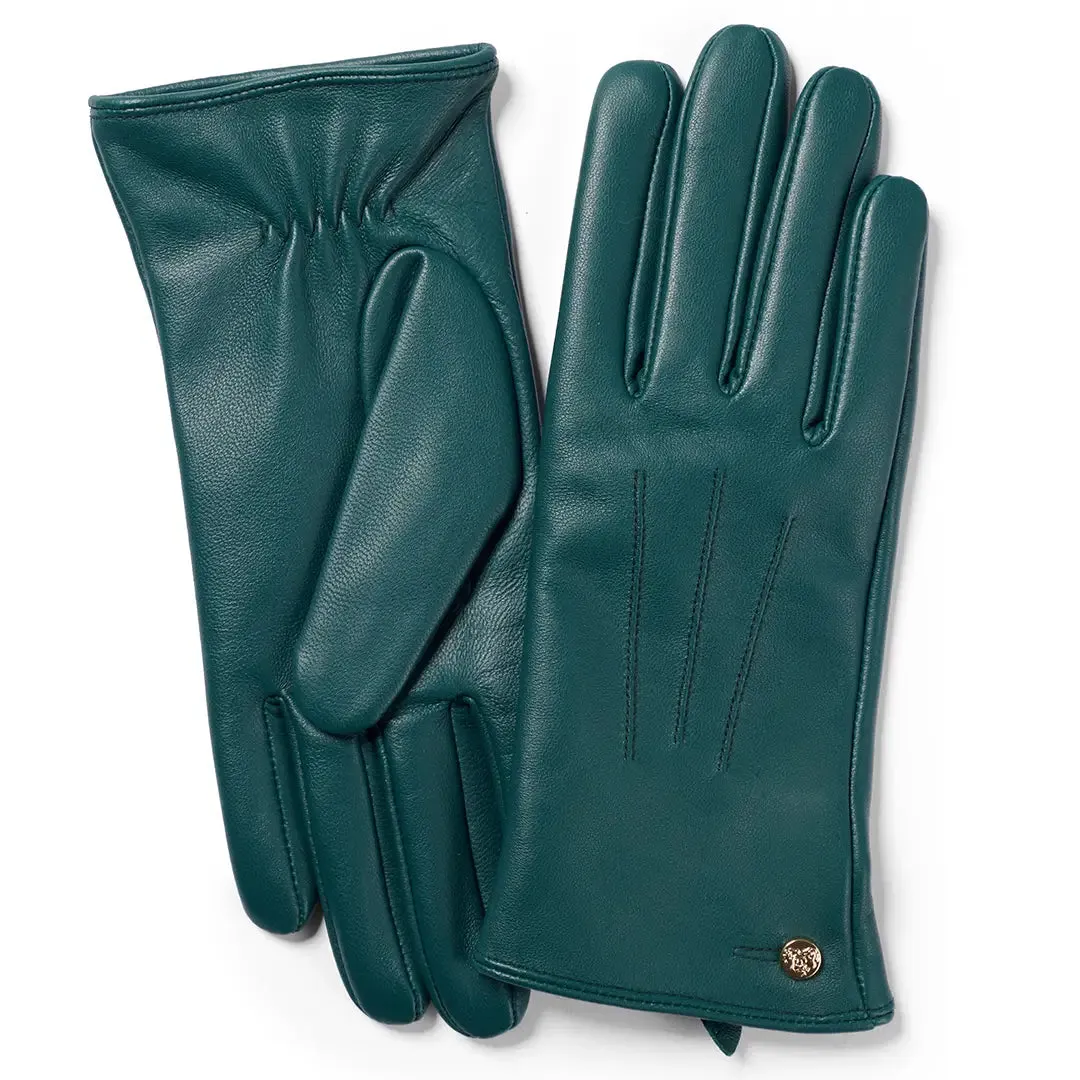 Olivia Leather Gloves - Teal by Failsworth