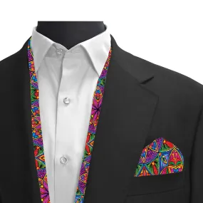 PAKISTAN BRAND SCARF AND POCKET SQUARE SET -  PREMIUM VECTOR