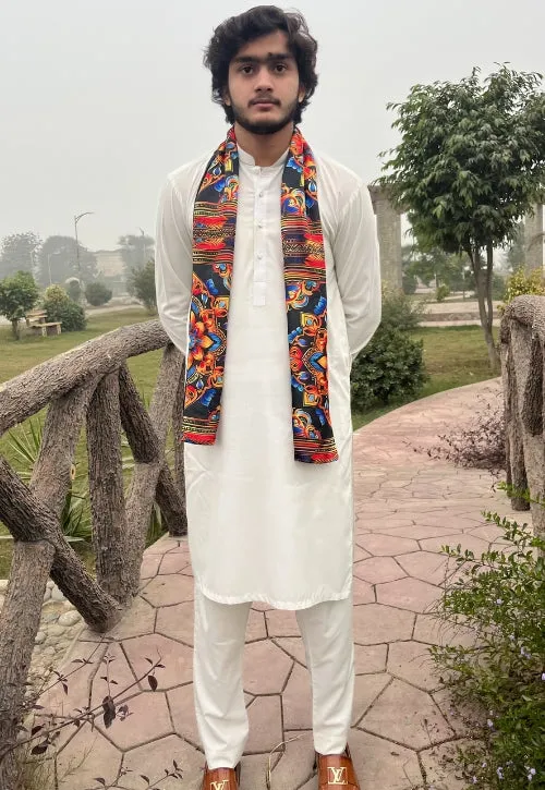 PAKISTANI BRAND SCARF FOR MEN - VERSACE BAROQUE