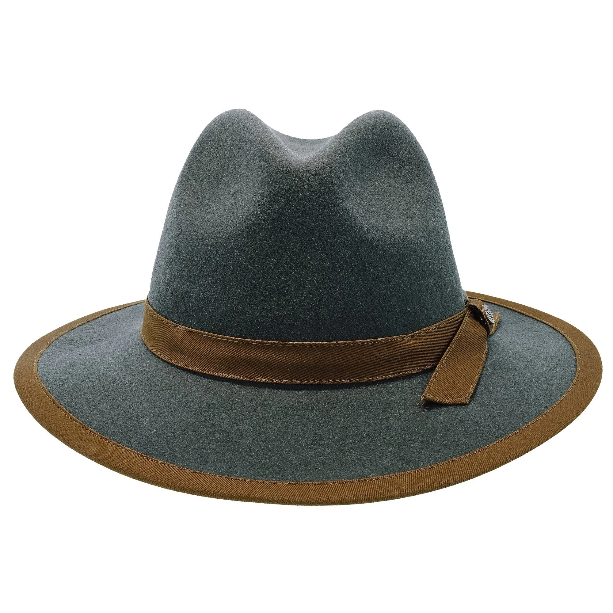 Pinnacle - Walrus Hats Sage Wool Felt Fedora Hat - H7022