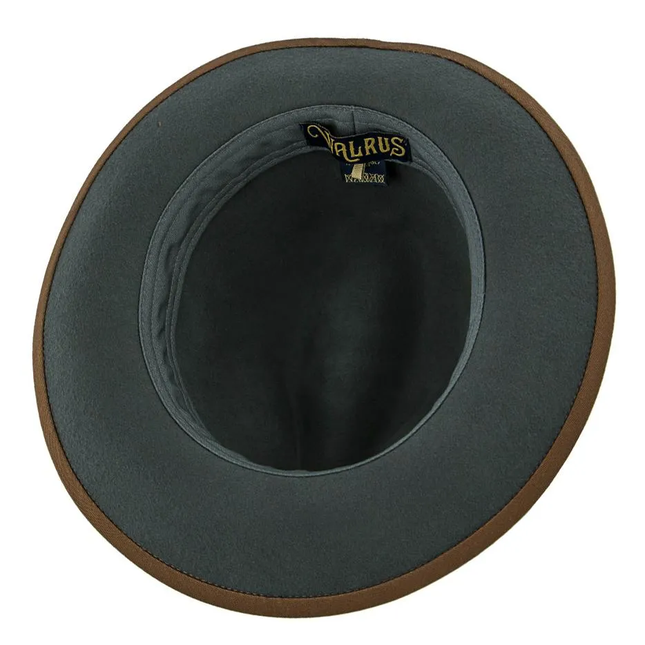 Pinnacle - Walrus Hats Sage Wool Felt Fedora Hat - H7022