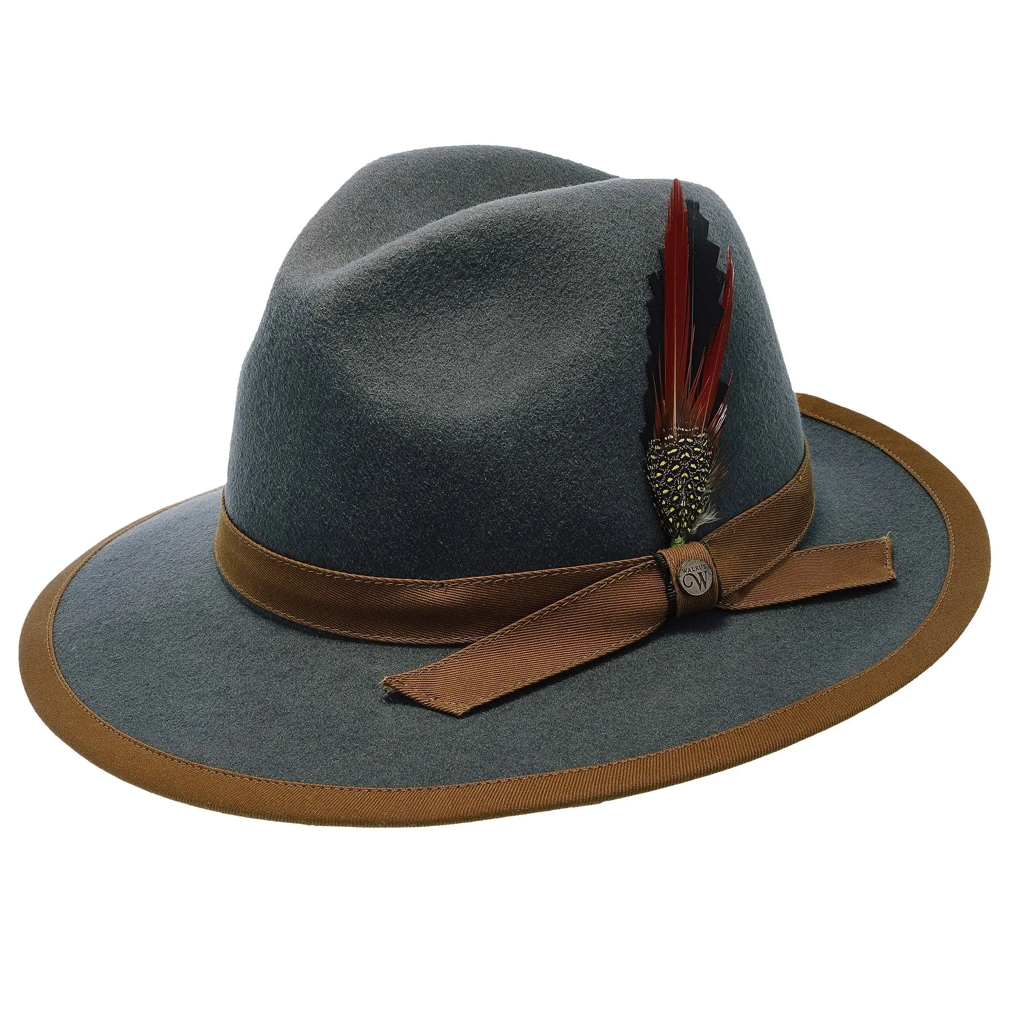 Pinnacle - Walrus Hats Sage Wool Felt Fedora Hat - H7022