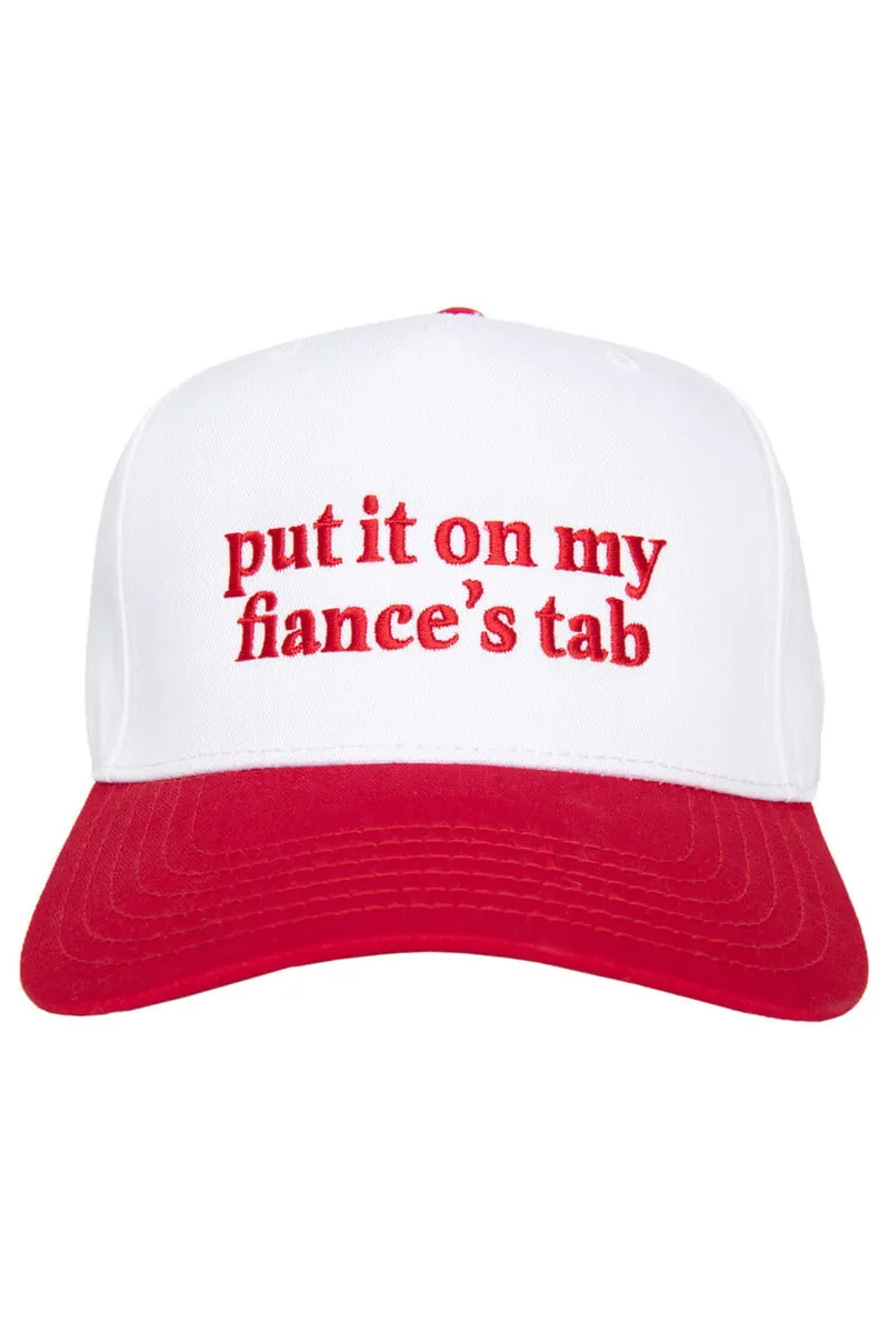 Put It On My Fiance's Tab Two-Toned Vintage Wholesale Hat