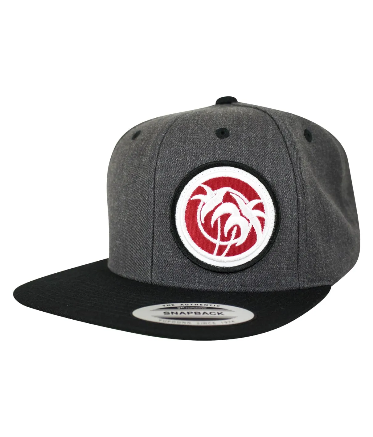 "Rojo Negro Patch" Flatbill Snapback Hat