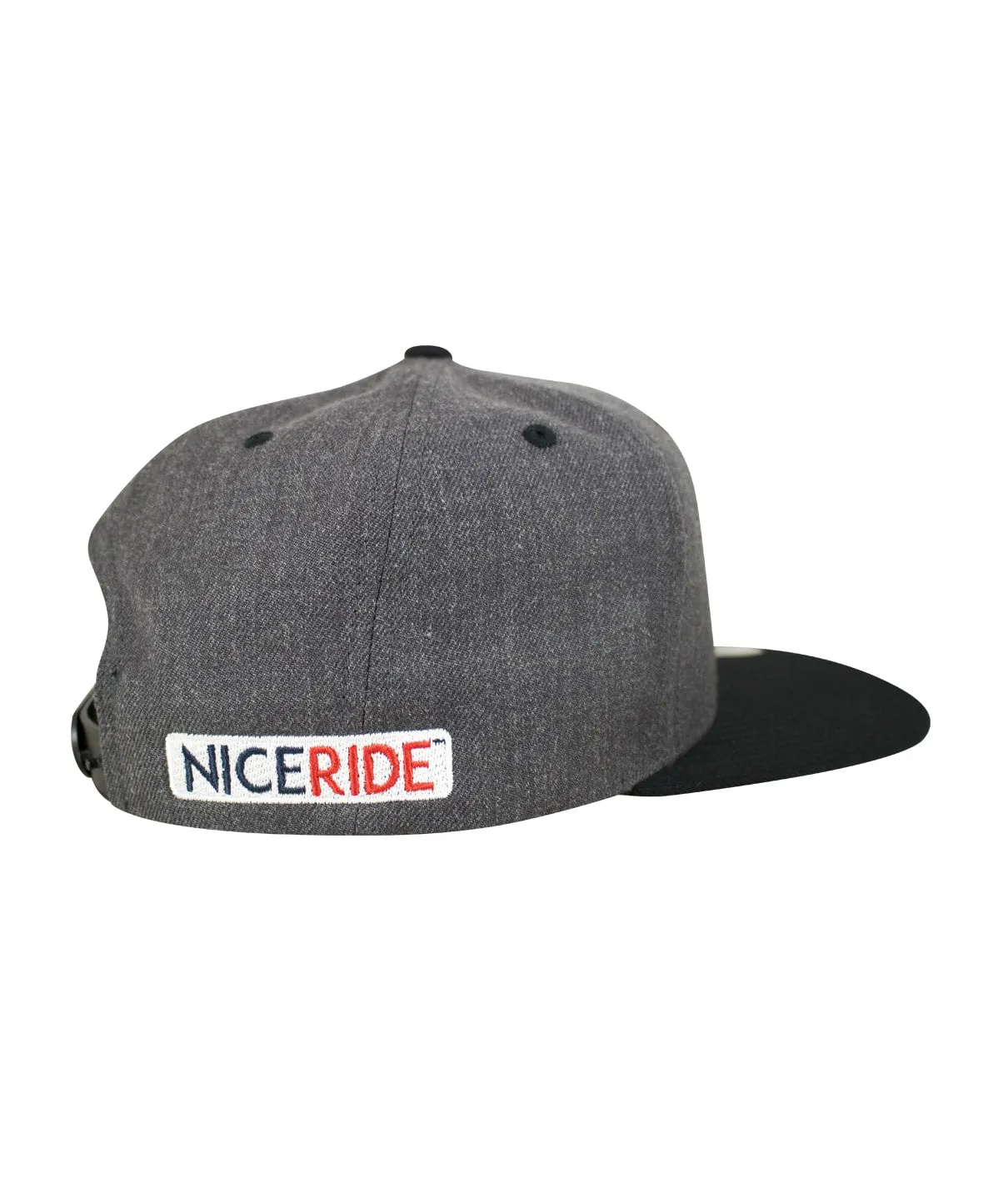 "Rojo Negro Patch" Flatbill Snapback Hat