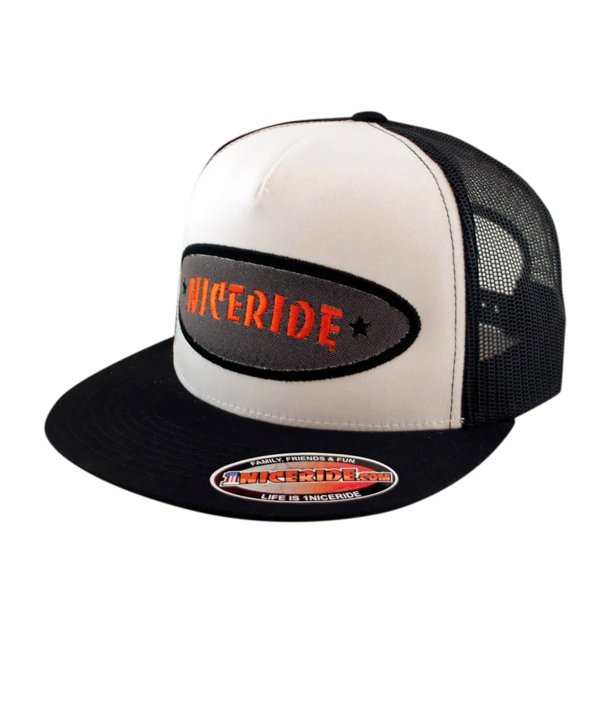 "Shield - Charcoal/Orange" Trucker Hat