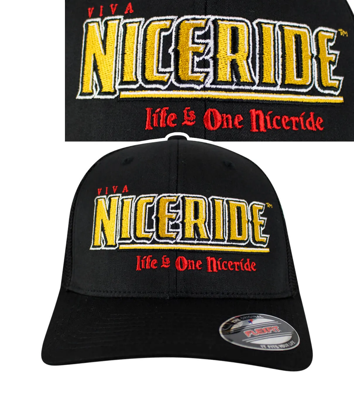 "Viva NICERIDE" Meshback Flexfit Hat