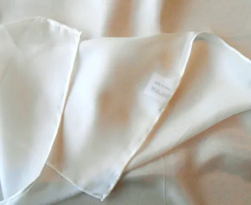 Silk Crepe Satin Scarves 12mm 90 x 90cm