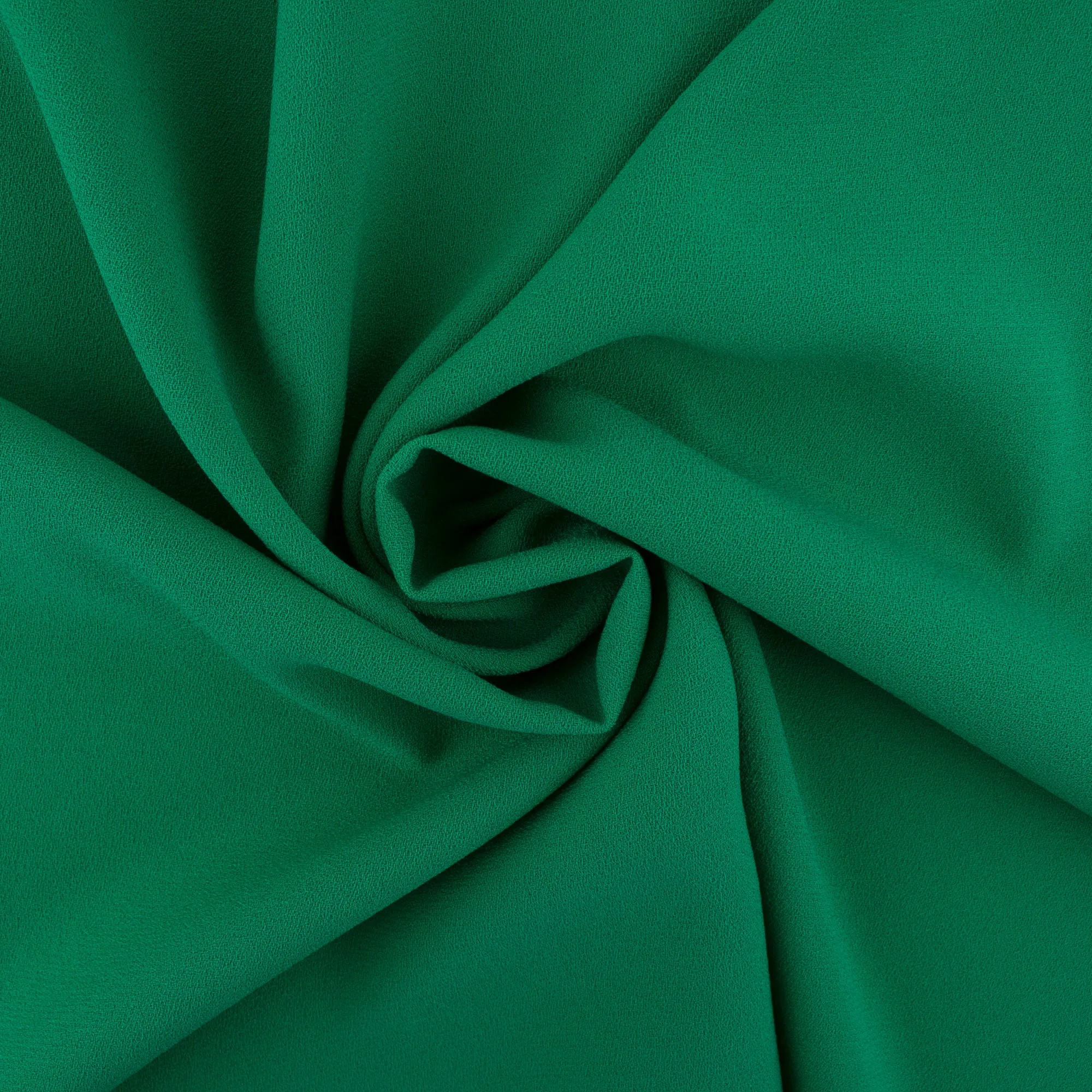 Solid Polyester - DALIA - Kelly green