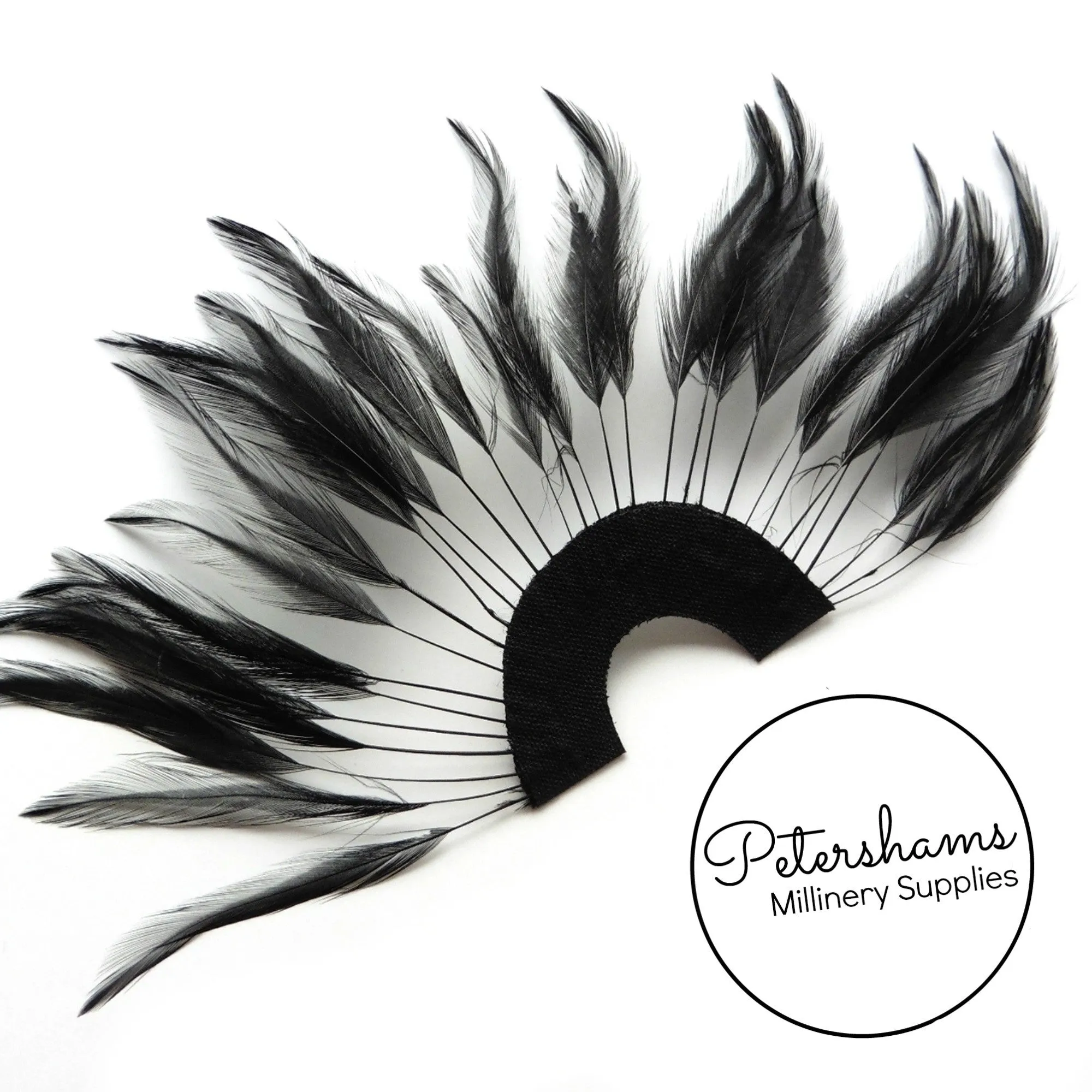 Stripped Hackle Feather Fan