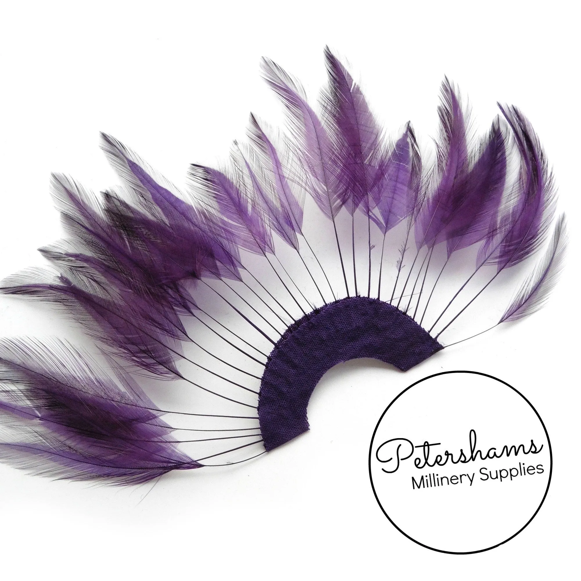 Stripped Hackle Feather Fan