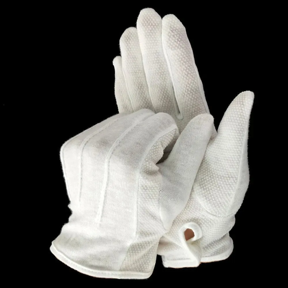 Vittorio Farina Unisex Fourchette Dress Gloves with Snap Button