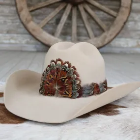 Western Feather Hat Band - Rowan (short)